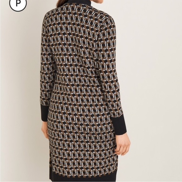 Chico's Chain Geometric Knit Tank & Cardigan Set Sizes XL XXL - Picture 4 of 16